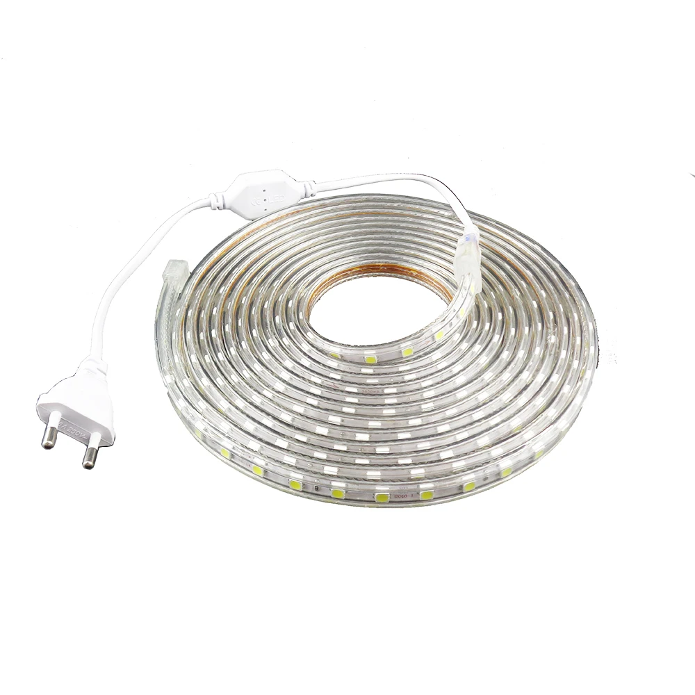 220V Led strip SMD 5050 chip flexible light 1-25M with Power Plug 60leds/m Waterproof IP67 led light home decoration IL
220V Led strip SMD 5050 chip flexible light 1-25M with Power Plug 60leds/m Waterproof IP67 led light home decoration IL