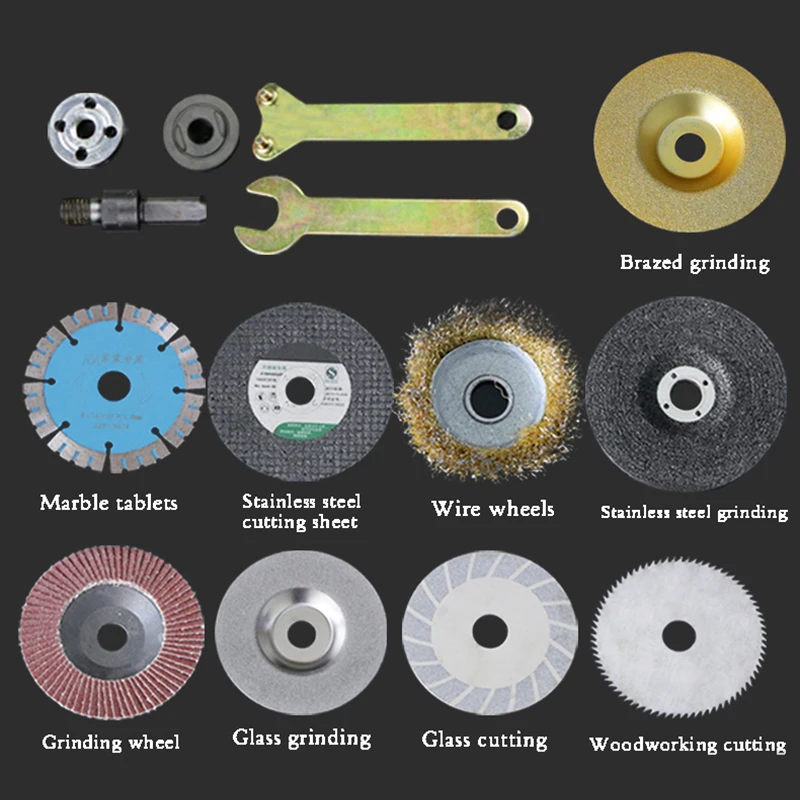 Glass,Metal,Wood,Stone,Cutting polishing Grinding tools accessories, Electric drill ,Hand drill conversion angle grinder
Glass,Metal,Wood,Stone,Cutting polishing Grinding tools accessories, Electric drill ,Hand drill conversion angle grinder