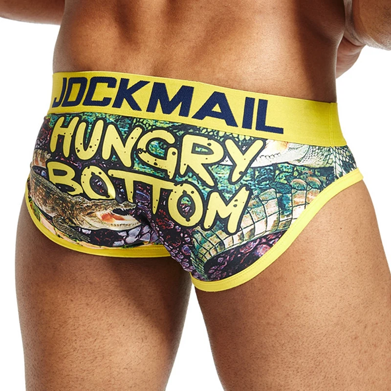 Jockmail Sexy Underwear Men Briefs Panties Playful cueca Lingerie calzoncillos hombre Slips HUNGRY BOTTOM Male Underpants
Jockmail Sexy Underwear Men Briefs Panties Playful cueca Lingerie calzoncillos hombre Slips HUNGRY BOTTOM Male Underpants