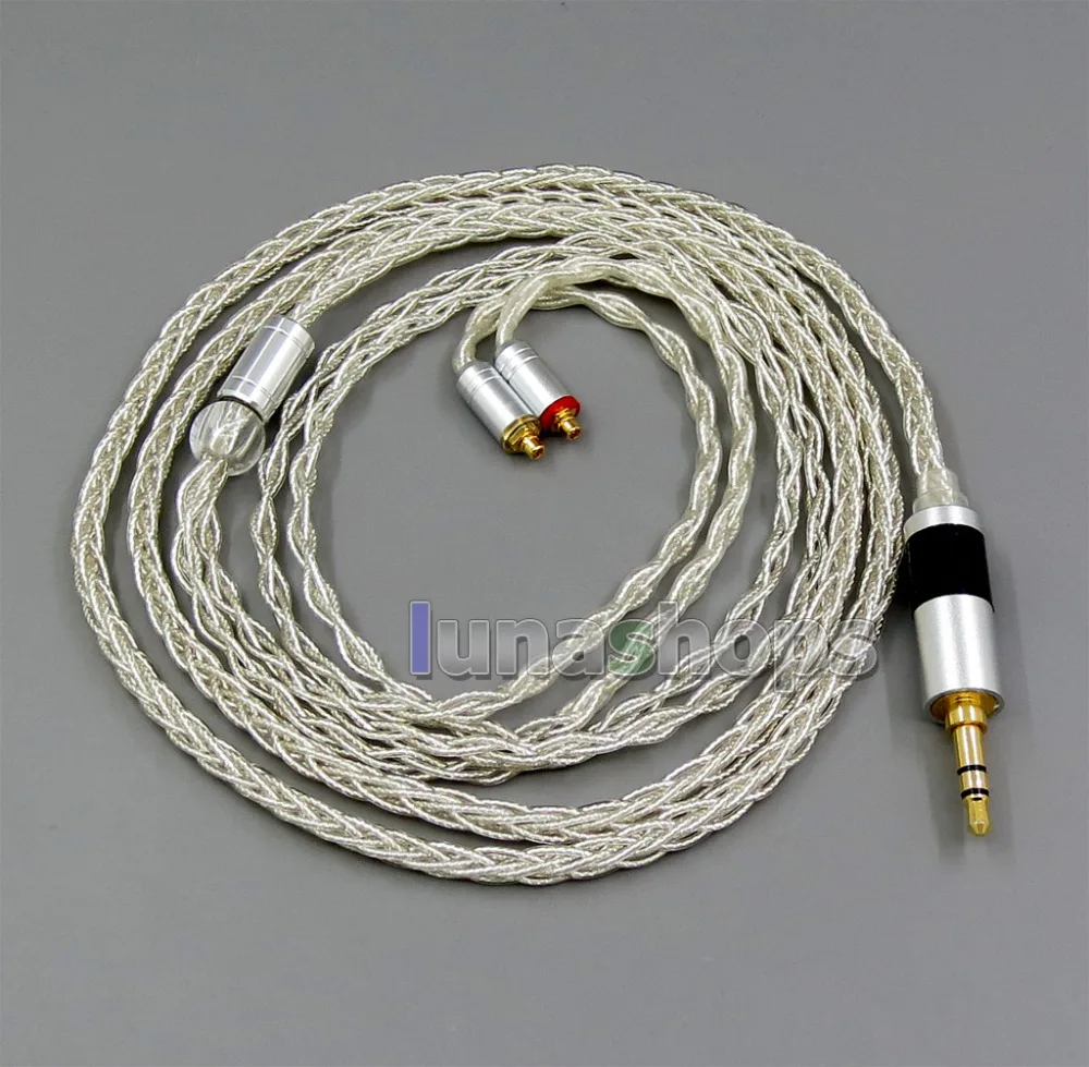 Pure Silver Foil 8 core 2.5mm 3.5mm 4.4mm Balanced MMCX Earphone Cable For Shure SE535 SE846 Se215 Custom 5 12 BA LN006130
Pure Silver Foil 8 core 2.5mm 3.5mm 4.4mm Balanced MMCX Earphone Cable For Shure SE535 SE846 Se215 Custom 5 12 BA LN006130