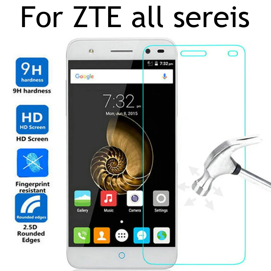 Защитная пленка для экрана из закаленного стекла ZTE Blade L3 X3 A510 A1 X5 S7 V7 X7 lite Nubia Z7 Z9 Max
