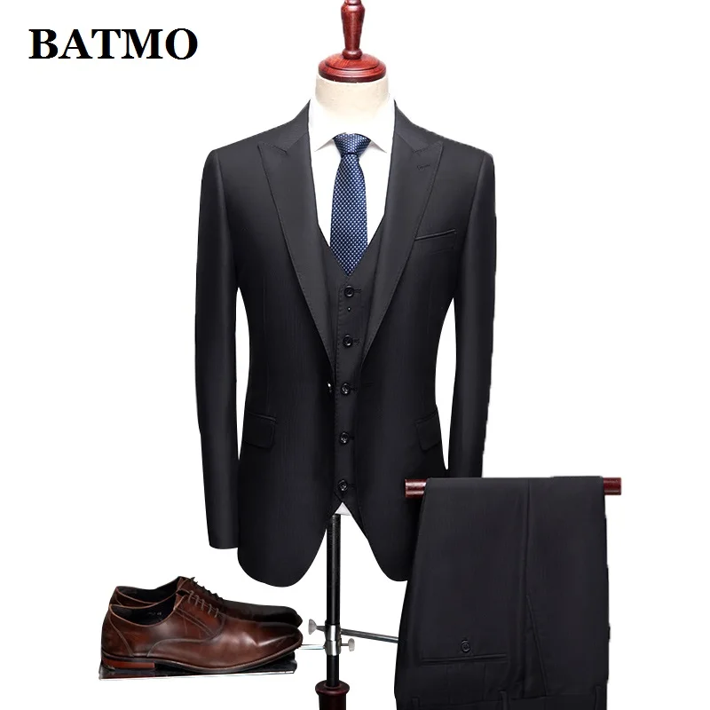 BATMO 2019 new arrival high quality casual striped suits men,men's wedding dress,plus-size L-XXXL,830
BATMO 2019 new arrival high quality casual striped suits men,men's wedding dress,plus-size L-XXXL,830
