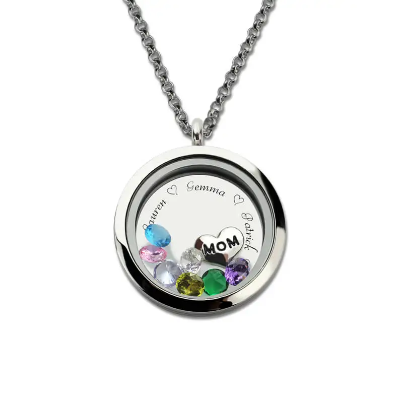 AILIN Custom Engraved Floating Charm Stainless Steel Locket For Mom or Grandma Best Christmas Gift Jewelry
AILIN Custom Engraved Floating Charm Stainless Steel Locket For Mom or Grandma Best Christmas Gift Jewelry