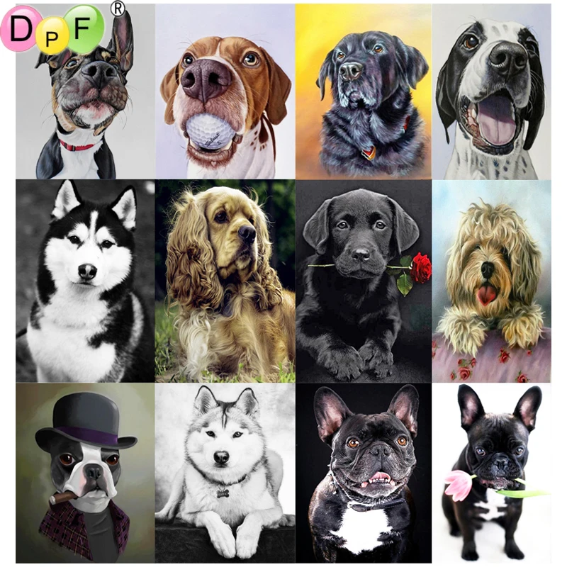 DPF 5D Round full Diamond Embroidery Needlework magic cube Diamond painting Cross Stitch Dog Series diamond Mosaic decor crafts
DPF 5D Round full Diamond Embroidery Needlework magic cube Diamond painting Cross Stitch Dog Series diamond Mosaic decor crafts