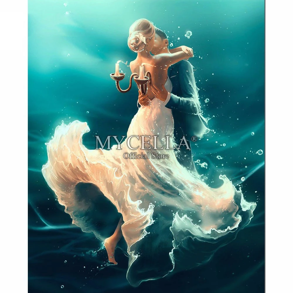 5D DIY Diamond Painting Cross Stitch Crystal Needlework Diamond Embroidery Couple Dancing Water Full Round Rhinestone Decorative
5D DIY Diamond Painting Cross Stitch Crystal Needlework Diamond Embroidery Couple Dancing Water Full Round Rhinestone Decorative