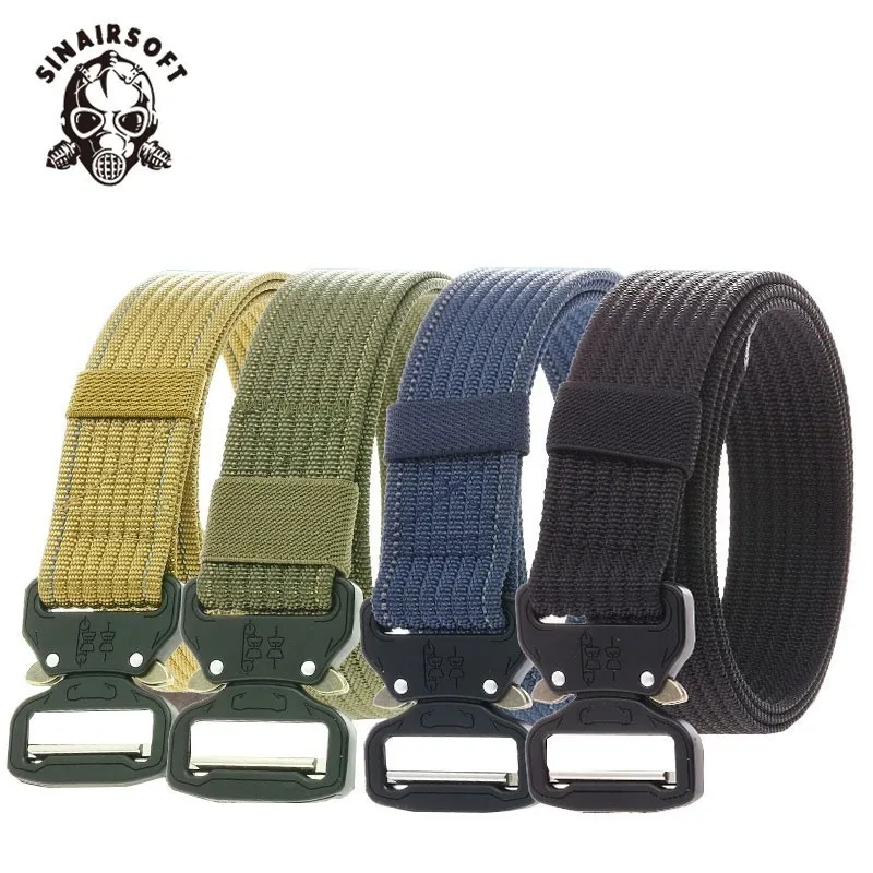 SINAIRSOFT Mens Tactical Belt Military insert buckle Nylon Belt For Hunting Fishing Camping
SINAIRSOFT Mens Tactical Belt Military insert buckle Nylon Belt For Hunting Fishing Camping