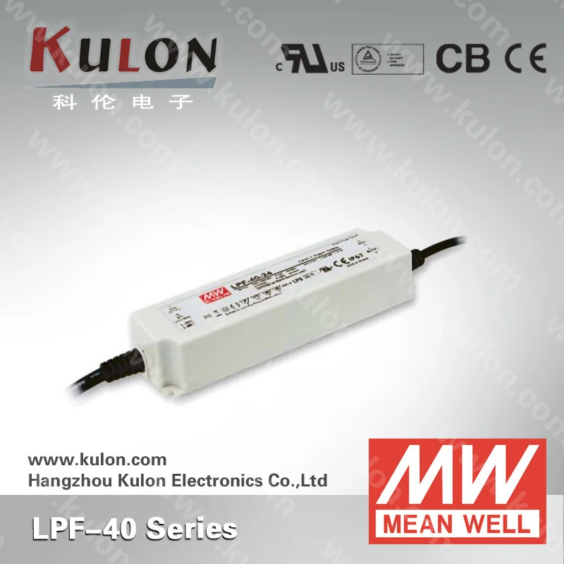 Оригинальный светодиодный источник питания Meanwell LPF-40-12 40,08 W 3.34A 12V, водонепроницаемый IP67 с PFC светодиодный светодиодного освещения
Оригинальный светодиодный источник питания Meanwell LPF-40-12 40,08 W 3.34A 12V, водонепроницаемый IP67 с PFC светодиодный светодиодного освещения