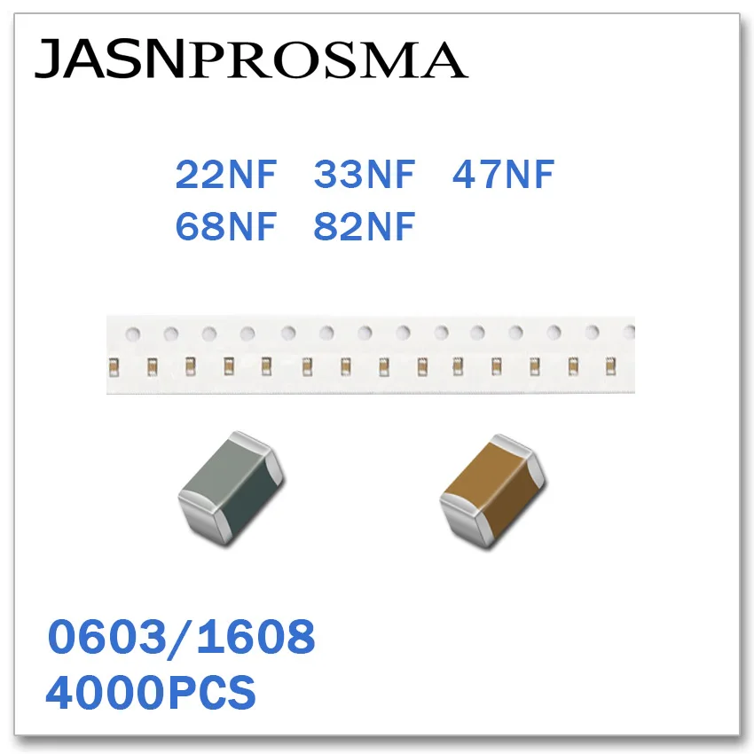 JASNPROSMA 4000 шт. 0603 1608 X7R RoHS 50 в 10% 22NF 33NF 47NF 68NF SMD, высокое качество конденсатор K B Новые товары 223 333 473 683 823
JASNPROSMA 4000 шт. 0603 1608 X7R RoHS 50 в 10% 22NF 33NF 47NF 68NF SMD, высокое качество конденсатор K B Новые товары 223 333 473 683 823