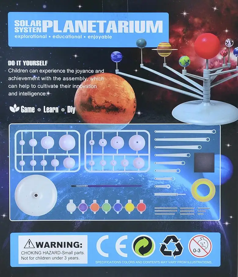 Shining 2020 Nine Planets in Solar System Planetarium Painting Arts and Science Teaching Children's Educational Diy Toys
Shining 2020 Nine Planets in Solar System Planetarium Painting Arts and Science Teaching Children's Educational Diy Toys