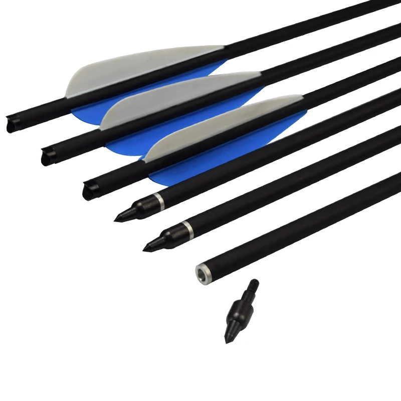 6 Pcs Target Hunting Crossbow Bolt Roll Fiberglass Arrow 125 Grain 16/18/20/22" Screw Field Point 4" Vane Free Shipping Shooting
6 Pcs Target Hunting Crossbow Bolt Roll Fiberglass Arrow 125 Grain 16/18/20/22" Screw Field Point 4" Vane Free Shipping Shooting