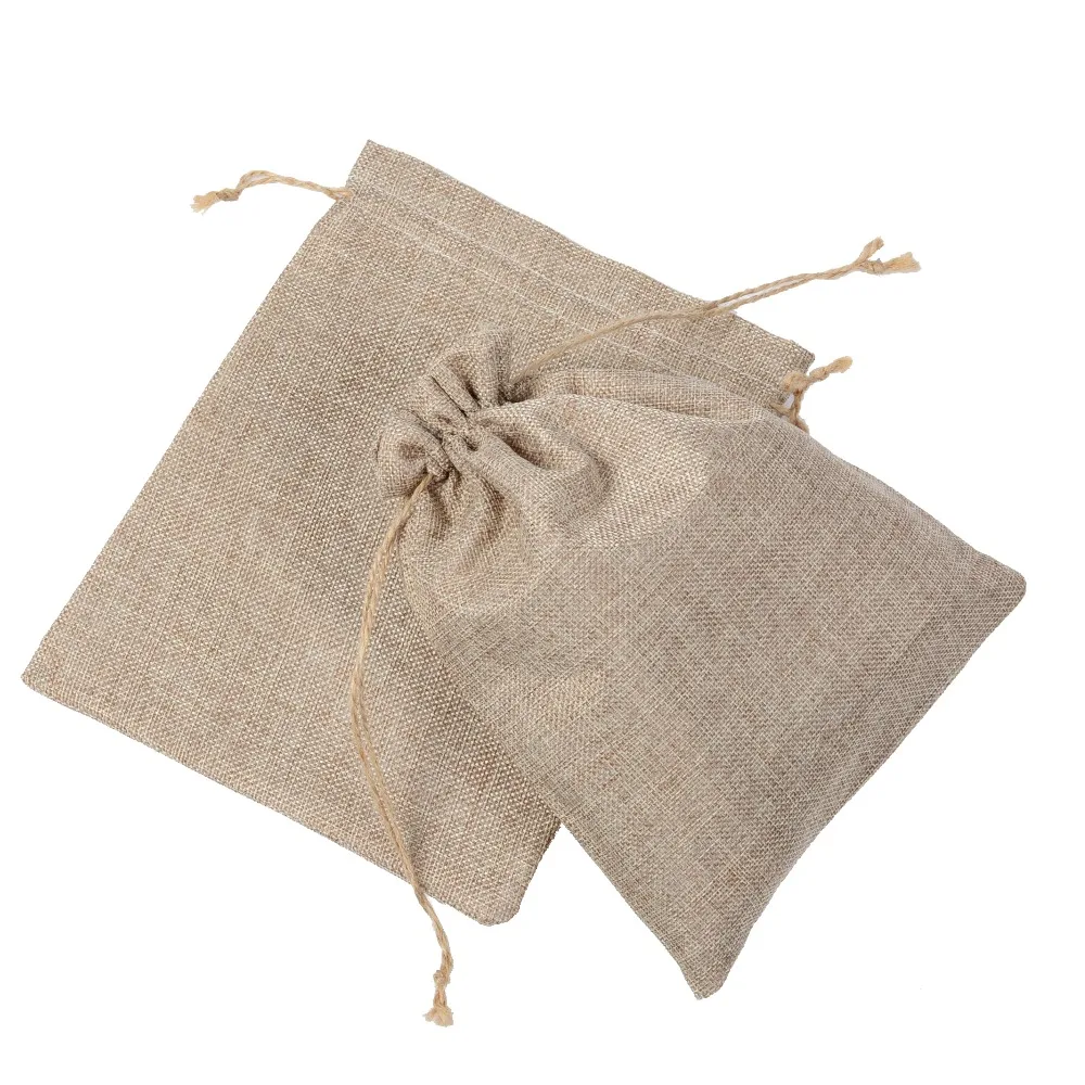 JL 50pcs/Pack 17*23cm(6.5"x8.9") Vintage Drawstring Jewelry Pouch Hessian Jute Burlap Jute Wedding Favor Gift Bag
JL 50pcs/Pack 17*23cm(6.5"x8.9") Vintage Drawstring Jewelry Pouch Hessian Jute Burlap Jute Wedding Favor Gift Bag
