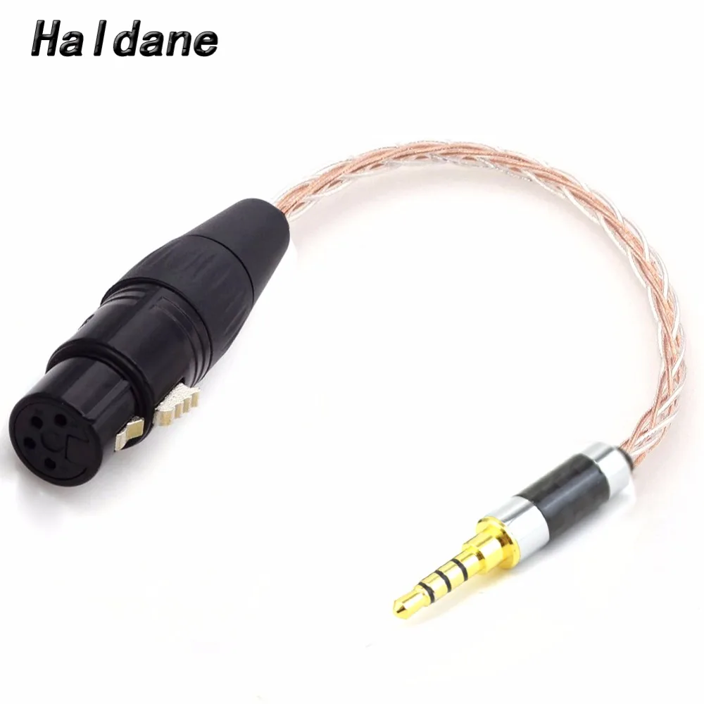 Free Shipping Haldane 3.5mm TRRS Balanced Male to 4-Pin XLR Balanced Female 7N OCC Copper Silver plated Adapter Cable
Free Shipping Haldane 3.5mm TRRS Balanced Male to 4-Pin XLR Balanced Female 7N OCC Copper Silver plated Adapter Cable