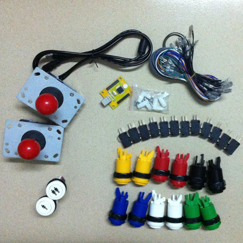 Комплект деталей Аркада JAMMA MAME сделай сам для 2 игроков ПК PS/3 в 1 Интерфейс USB
