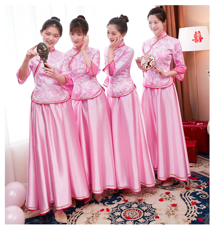 Винтажное свадебное платье подружки невесты Cheongsam, современное традиционное свадебное платье в китайском стиле, Восточное женское Qipao Vestidos,...
Винтажное свадебное платье подружки невесты Cheongsam, современное традиционное свадебное платье в китайском стиле, Восточное женское Qipao Vestidos,...