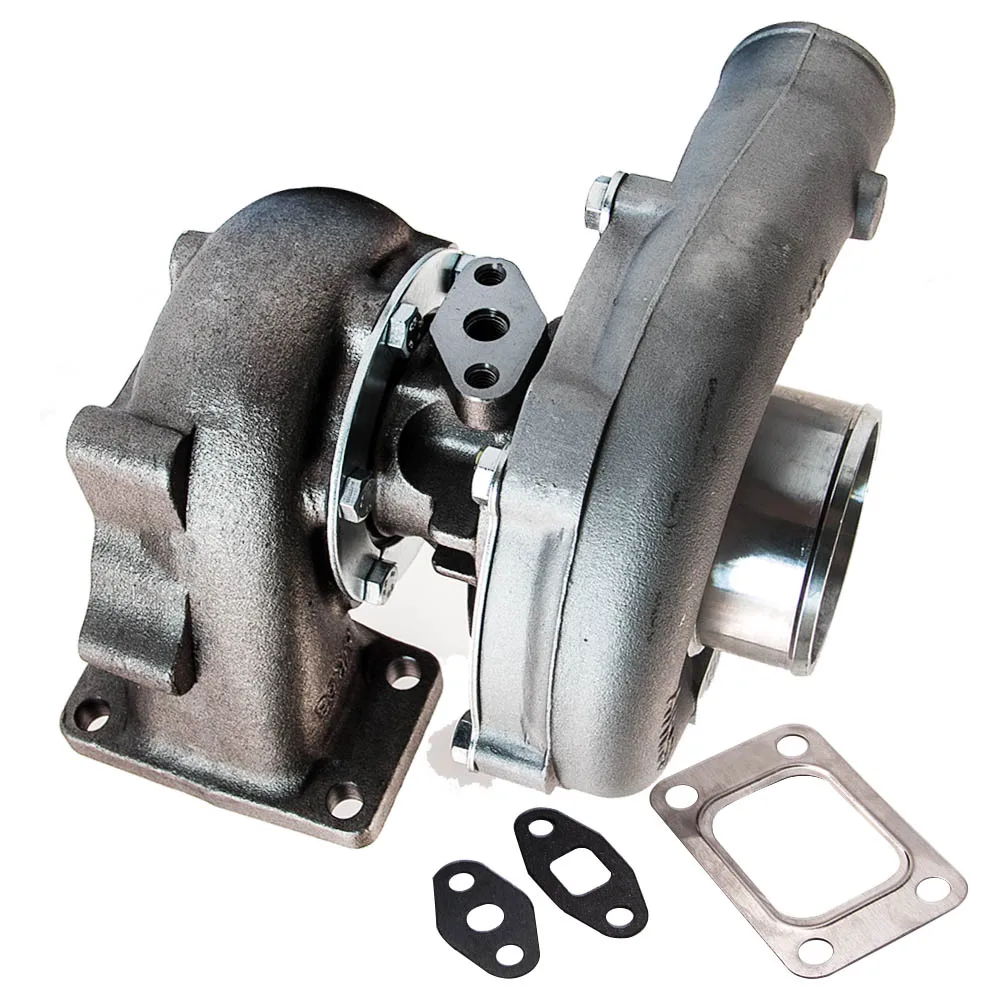 T3 T4 T04E .57 A/R Universal Turbo Turbocharger Oil Cold for 1.6L to 2.3L 400HP
T3 T4 T04E .57 A/R Universal Turbo Turbocharger Oil Cold for 1.6L to 2.3L 400HP