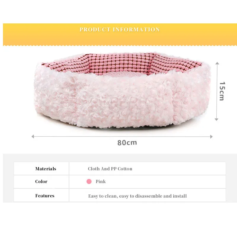 New Arrival Soft Dog pink House Bed Pet Cat Dog Nest Round Pet Sofas Warm Dog Kennel chihuahua House Beds Pet Products
New Arrival Soft Dog pink House Bed Pet Cat Dog Nest Round Pet Sofas Warm Dog Kennel chihuahua House Beds Pet Products