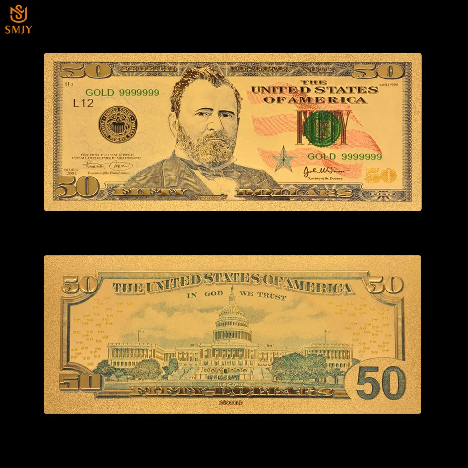 New Product 2018 US Gold 999 US Dollar Money 50 Dollar Fake Banknotes Collection And Souveni Gifts
New Product 2018 US Gold 999 US Dollar Money 50 Dollar Fake Banknotes Collection And Souveni Gifts