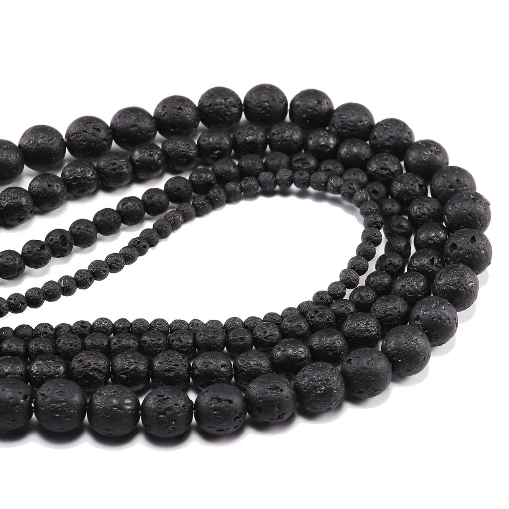 1 Strand/lot 4/6/8/10/12 mm Natural Stone Black Rock Lava Beads Round Loose Bead For DIY Bracelet Jewelry Making Accessories
1 Strand/lot 4/6/8/10/12 mm Natural Stone Black Rock Lava Beads Round Loose Bead For DIY Bracelet Jewelry Making Accessories