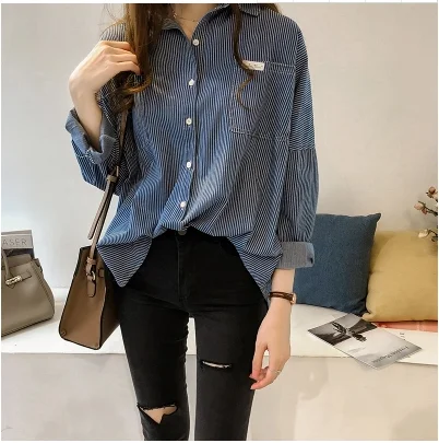 Blusas Mujer De Moda 2021 Womens Tops And Blouses V-Neck Striped Pockets Long Sleeve Tops Vintage Chiffon Blouse 1678 50
Blusas Mujer De Moda 2021 Womens Tops And Blouses V-Neck Striped Pockets Long Sleeve Tops Vintage Chiffon Blouse 1678 50