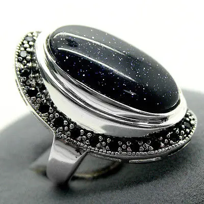 unsex nice 17X30mm Blue Sandjade Oval Gem 925 Sterling Silver Marcasite Ring Size 7/8/9/10
unsex nice 17X30mm Blue Sandjade Oval Gem 925 Sterling Silver Marcasite Ring Size 7/8/9/10