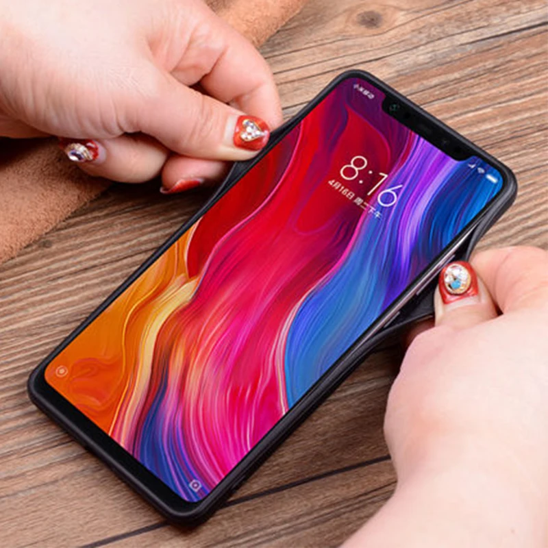 Original Design Genuine Leather Case for Xiaomi 8 Back Phone Cover + Tempered Glass Screen Protector Slim Protective Skin Shell
Original Design Genuine Leather Case for Xiaomi 8 Back Phone Cover + Tempered Glass Screen Protector Slim Protective Skin Shell