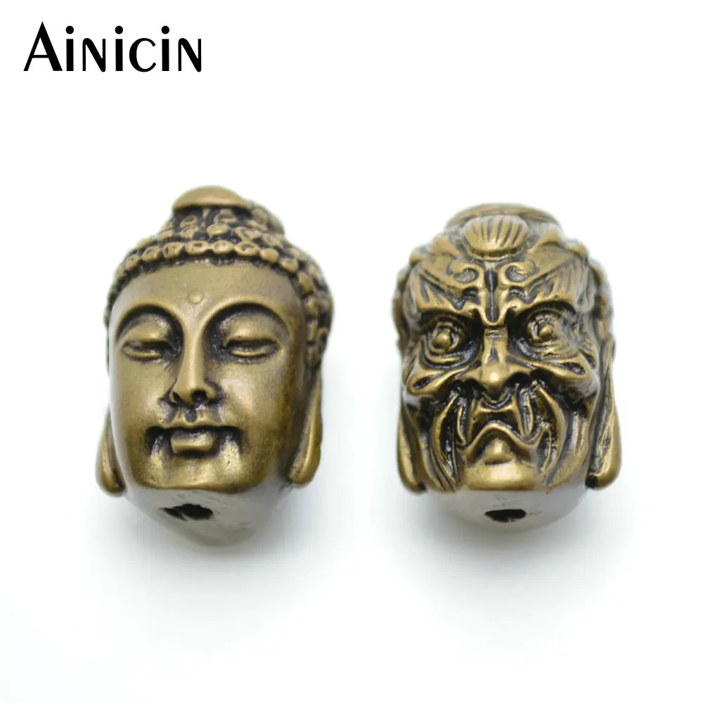 10pcs New Arrival Copper Ally Guanyin & Ghost Head Double Size Carved Beads 15x23mm DIY Jewelry Making Materials
10pcs New Arrival Copper Ally Guanyin & Ghost Head Double Size Carved Beads 15x23mm DIY Jewelry Making Materials