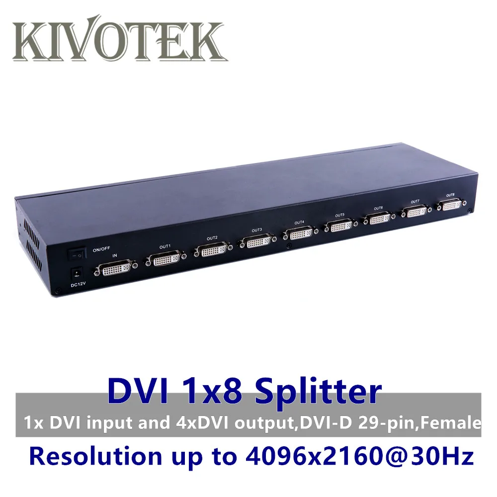 8 Ports DVI Splitter,Dual link DVI-D 1X8 Splitter Adapter Distributor,Female Connector 4096x2160 5VPower For CCTV Monitor Camera
8 Ports DVI Splitter,Dual link DVI-D 1X8 Splitter Adapter Distributor,Female Connector 4096x2160 5VPower For CCTV Monitor Camera