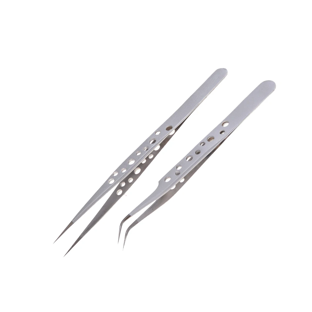 Electronics Industrial Tweezers Anti-static Curved Straight Tip Precision Stainless Forceps Phone Repair Hand Tools Sets
Electronics Industrial Tweezers Anti-static Curved Straight Tip Precision Stainless Forceps Phone Repair Hand Tools Sets
