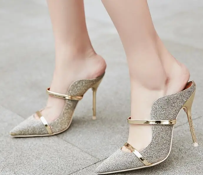 BONJEAN Sexy Pointed Toe Woman Thin Heel Shos Glitter Embellished Cutouts High Heel Slippers Mixed Colors Party Dress Heels
BONJEAN Sexy Pointed Toe Woman Thin Heel Shos Glitter Embellished Cutouts High Heel Slippers Mixed Colors Party Dress Heels