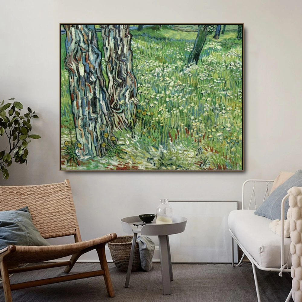 Tree trunks and Grass by Vincent Van Gogh Posters and Print Canvas Painting Calligraphy Wall Pictures for Living Room Home Decor
Tree trunks and Grass by Vincent Van Gogh Posters and Print Canvas Painting Calligraphy Wall Pictures for Living Room Home Decor