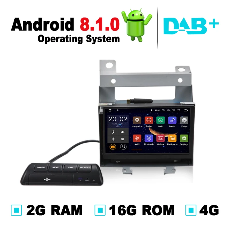 2G ОЗУ Android 8 1 Автомобильная DVD GPS навигационная система Радио стерео для Land Rover