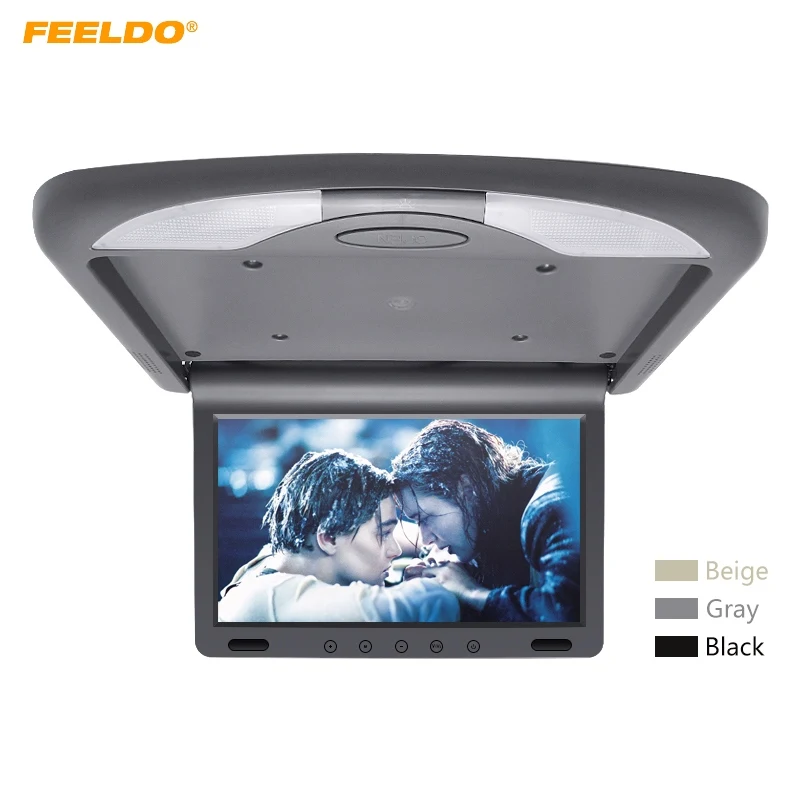 FEELDO 10.1" Inch Car Roof Mounted TFT LCD Monitor 2-Way Video Input Flip Down Multimedia Video Ceiling Roof mount Display #1081
FEELDO 10.1" Inch Car Roof Mounted TFT LCD Monitor 2-Way Video Input Flip Down Multimedia Video Ceiling Roof mount Display #1081