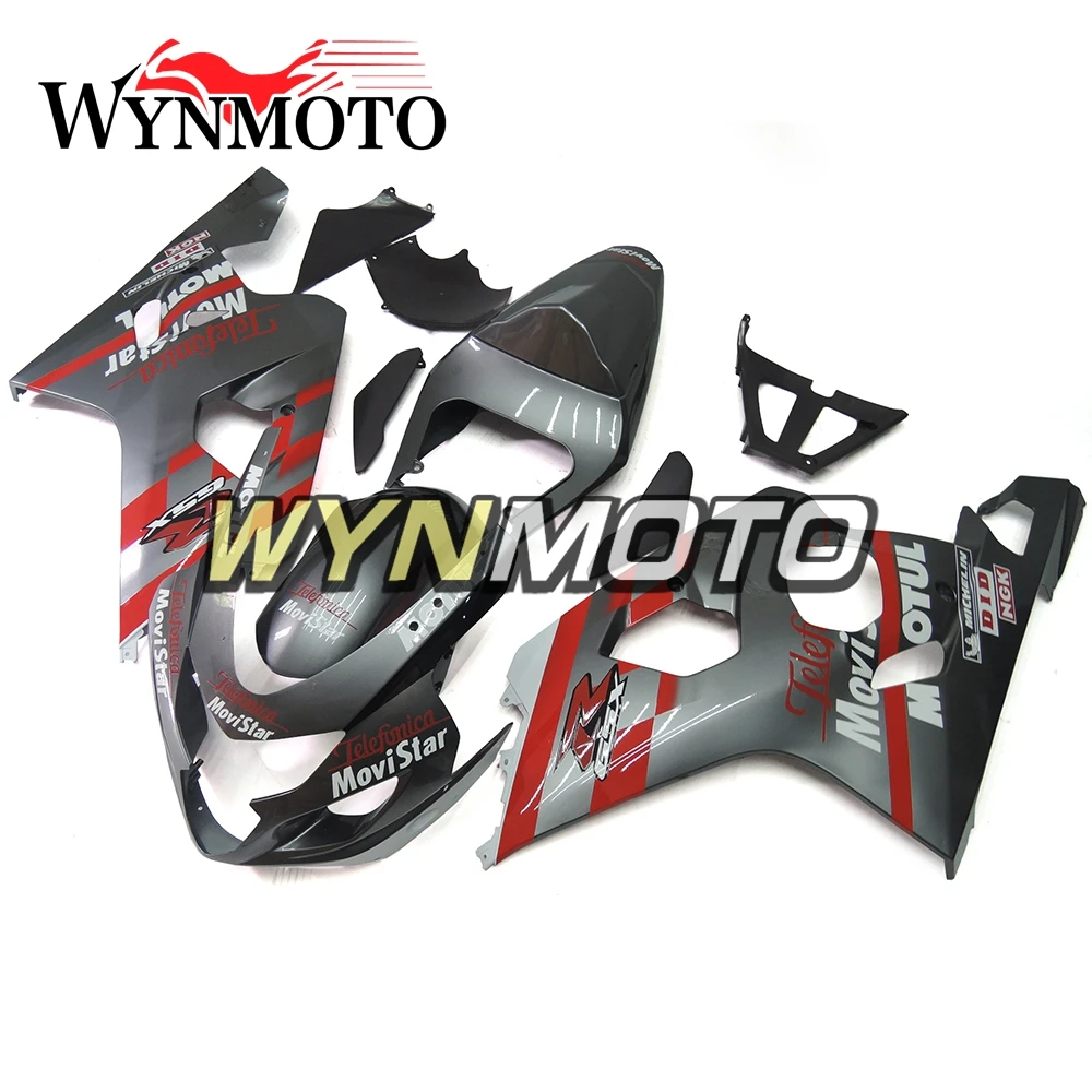 Complete Fairings Kit For GSXR600 750 04-05 2004 2005 K4 Injection ABS Plastics Fairings Red Gray Full Bodywork Cowlings
Complete Fairings Kit For GSXR600 750 04-05 2004 2005 K4 Injection ABS Plastics Fairings Red Gray Full Bodywork Cowlings