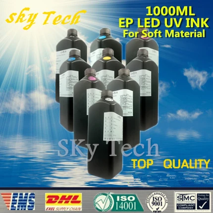 LED UV INK 1000ML*9 ,UV ink FOR Epson printhead UV printer .for paper leather etc Soft materials , K C M Y LC LM LBK LLBK White 
LED UV INK 1000ML*9 ,UV ink FOR Epson printhead UV printer .for paper leather etc Soft materials , K C M Y LC LM LBK LLBK White