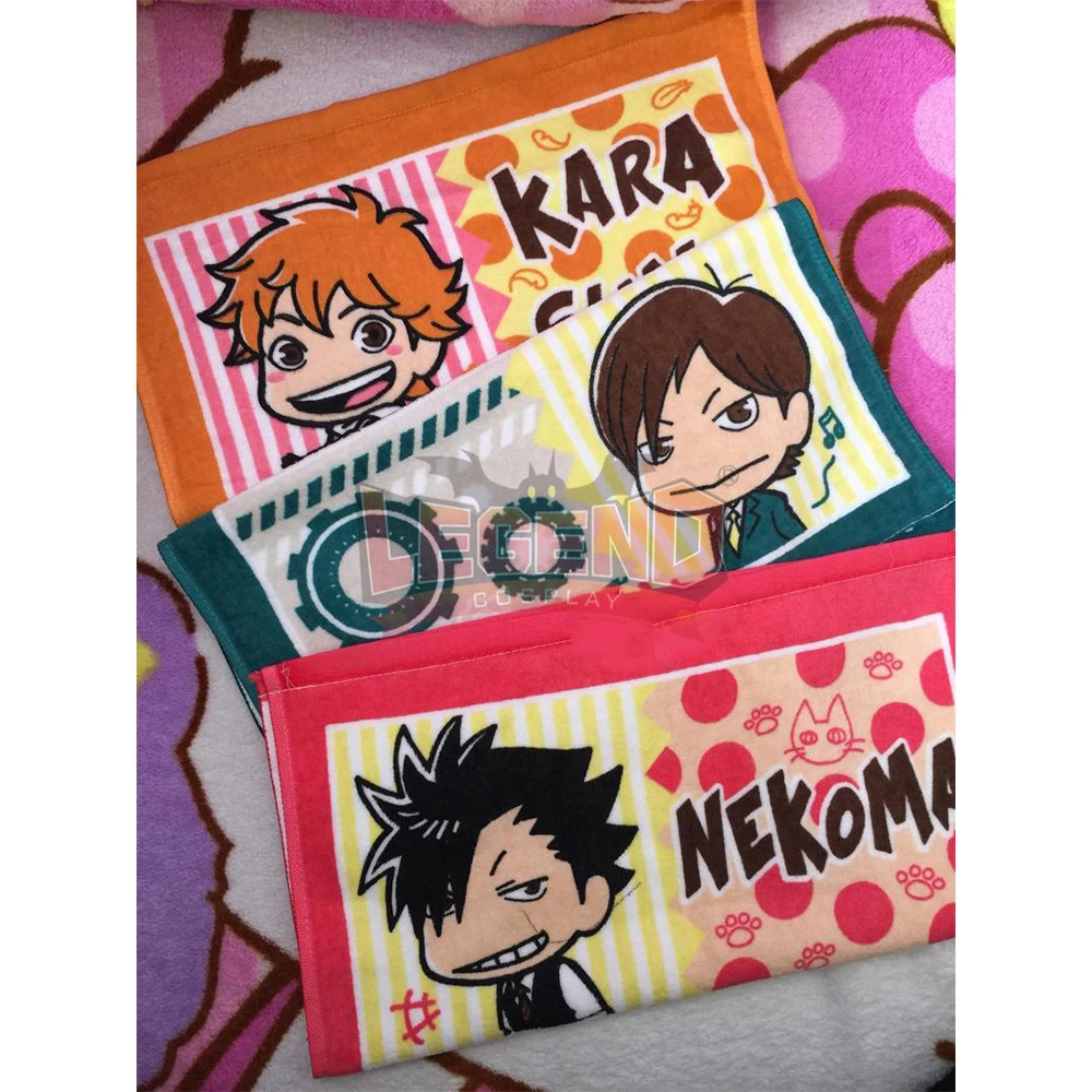Cosplaylegend аниме волейбол кошмарным! Полотенце из чистого хлопка hinata shouyou Kodume Kenma Aone