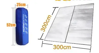 Portable Outdoor Camping Tent Sleeping Pads Double Side waterproof Aluminum Foil Dampproof Mattress 1-3 Person Use Picnic Mat
Portable Outdoor Camping Tent Sleeping Pads Double Side waterproof Aluminum Foil Dampproof Mattress 1-3 Person Use Picnic Mat