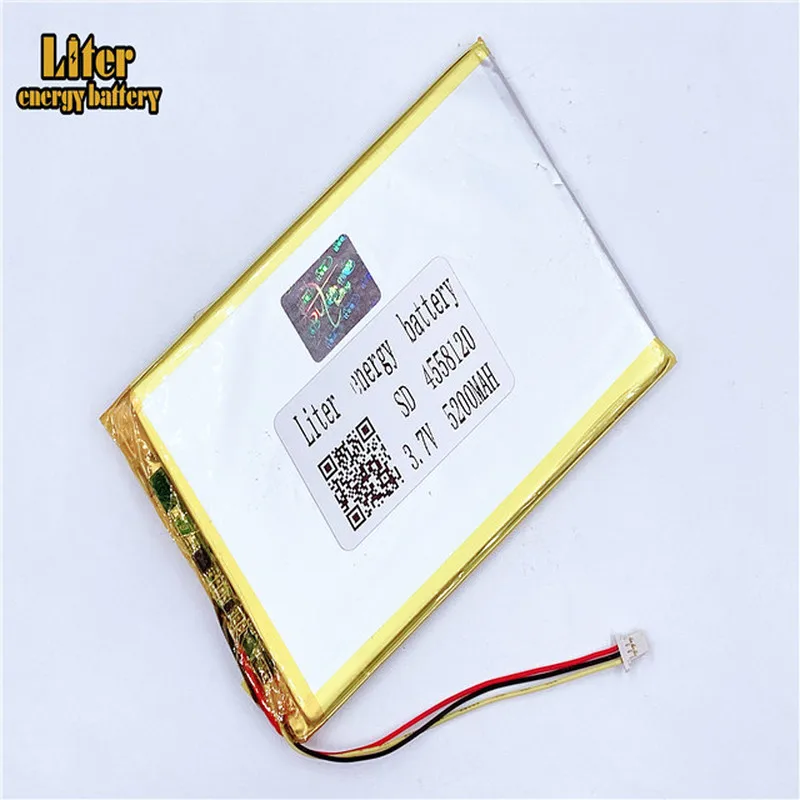 1 0 мм 3pin разъем 4558120 4560120 3 7 V 5200mah оптовая продажа ультра тонкие lipo батареи