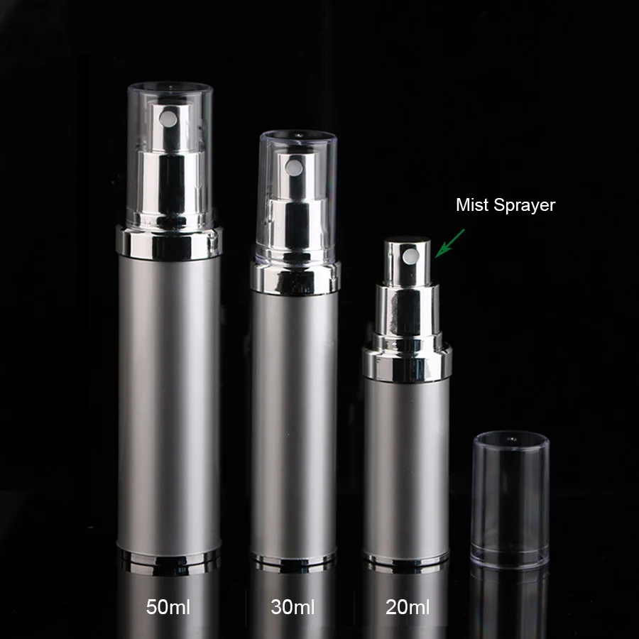 30ml 1oz Empty Refillable Airless Lotion Pump Cosmetic Bottle Tube Silver, wholesale 50pcs/lot. Merx Beauty Brand 
30ml 1oz Empty Refillable Airless Lotion Pump Cosmetic Bottle Tube Silver, wholesale 50pcs/lot. Merx Beauty Brand