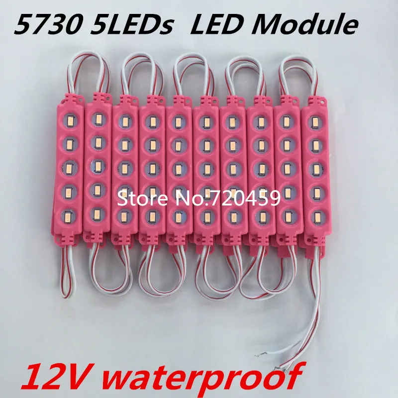 Newest 12V waterproof 5730 5LEDs LED Module super bright Single Color Led Modules For Channel Letters
Newest 12V waterproof 5730 5LEDs LED Module super bright Single Color Led Modules For Channel Letters