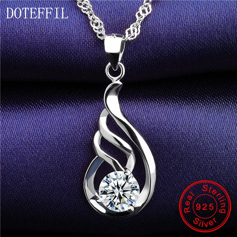 New Arrivals 925 Sterling Silver Charm Zircon Necklace Women's Fashion Sterling Silver Jewelry Necklace
New Arrivals 925 Sterling Silver Charm Zircon Necklace Women's Fashion Sterling Silver Jewelry Necklace
