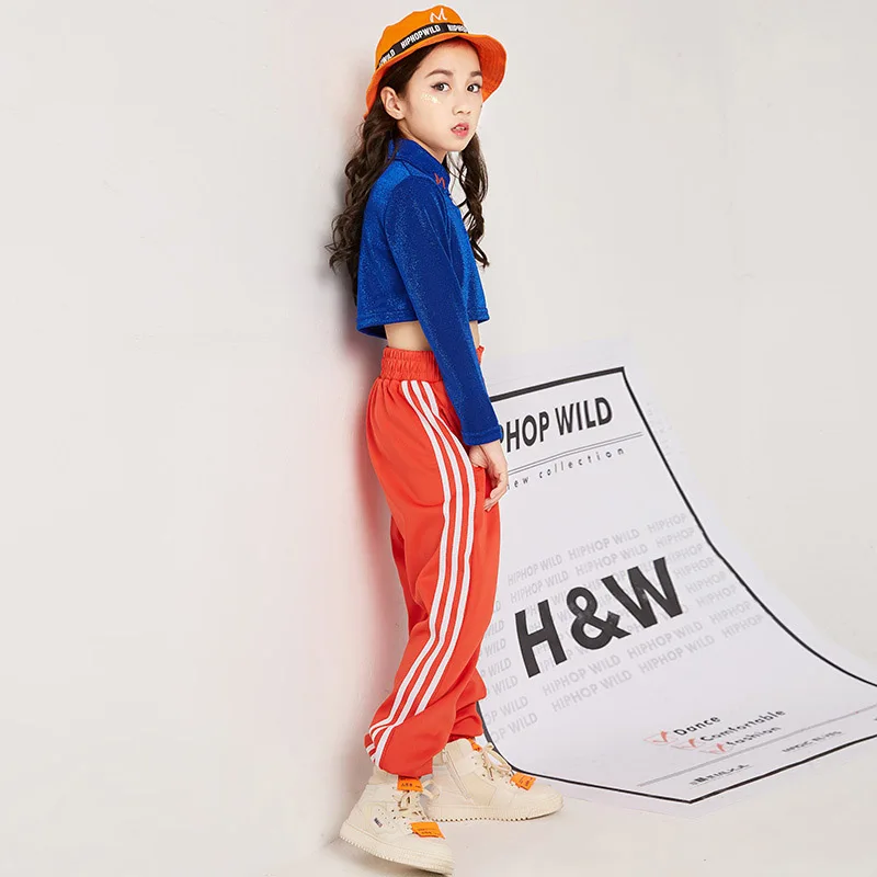 Hip Hop Dance Costume Girls Jazz Dance Practice Clothes Children Catwalk Show Outfit New Year'S Day Performance Clothing DQL787
Hip Hop Dance Costume Girls Jazz Dance Practice Clothes Children Catwalk Show Outfit New Year'S Day Performance Clothing DQL787