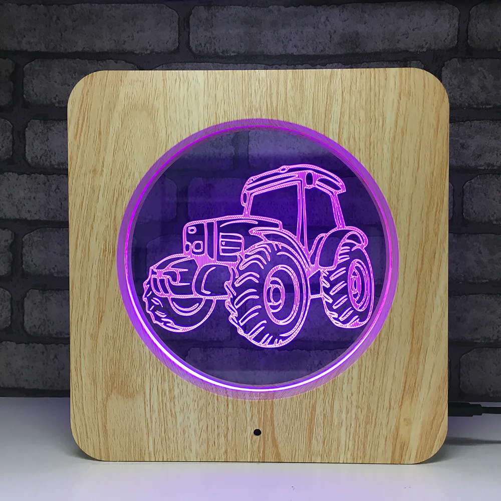 New Wooden Truck 3D LED RGB Night Light 7 Color Change Desk Light Action Figures 548 Boys Girls Christmas Toys
New Wooden Truck 3D LED RGB Night Light 7 Color Change Desk Light Action Figures 548 Boys Girls Christmas Toys