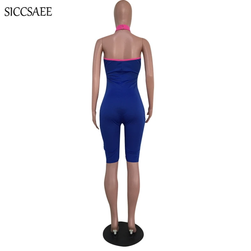 See Through Mesh Halter Bodycon Bodysuit Striped Turtleneck Backless Bandage Jumpsuits Knee Length Perspective Summer Sexy Club
See Through Mesh Halter Bodycon Bodysuit Striped Turtleneck Backless Bandage Jumpsuits Knee Length Perspective Summer Sexy Club