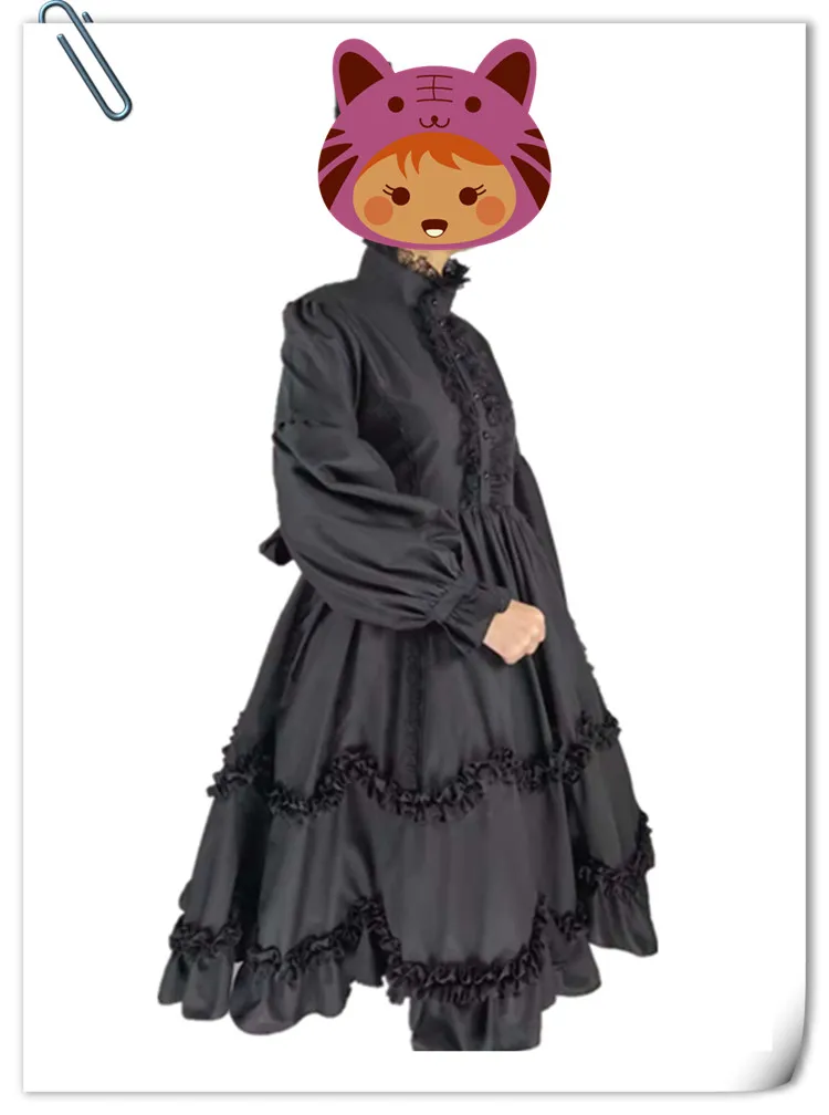 Lolita dress gorgeous lace dark long-sleeved victorian dress stand bowknot gothic dress kawaii girl loli cos op gothic lolita
Lolita dress gorgeous lace dark long-sleeved victorian dress stand bowknot gothic dress kawaii girl loli cos op gothic lolita