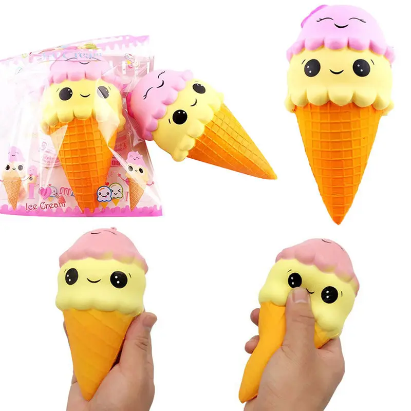 Squishy ice Cream Cone Jumbo Slow Rising Soft Squishes Lovely Phone Straps Toys Stress Relief Toy Kid Gift 18cm
Squishy ice Cream Cone Jumbo Slow Rising Soft Squishes Lovely Phone Straps Toys Stress Relief Toy Kid Gift 18cm