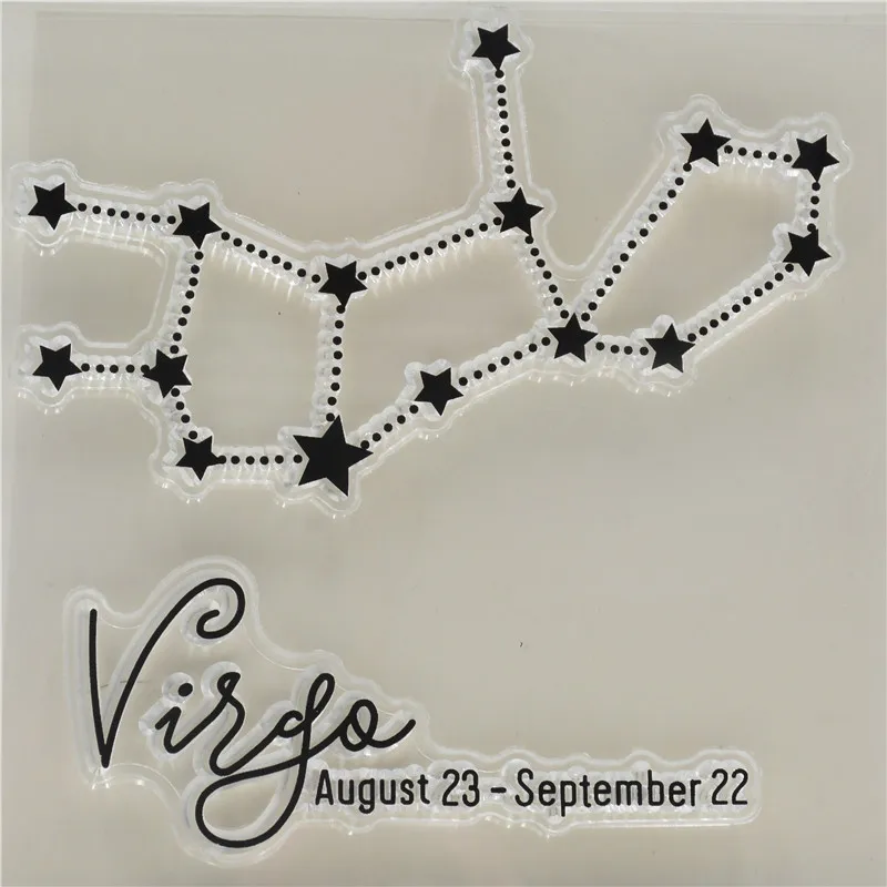 Constellations Virgo Transparent Clear Silicone Stamp/Seal for DIY scrapbooking/photo album Decorative clear stamp sheets
Constellations Virgo Transparent Clear Silicone Stamp/Seal for DIY scrapbooking/photo album Decorative clear stamp sheets