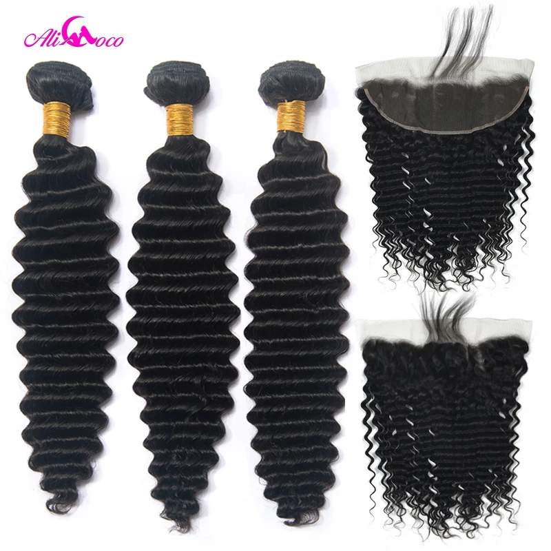 Ali Coco 28 30 38 40 Inch Deep Wave Bundles With Frontal Ear To Ear Lace Frontal With Bundles Remy Hair Bundles Extensions
Ali Coco 28 30 38 40 Inch Deep Wave Bundles With Frontal Ear To Ear Lace Frontal With Bundles Remy Hair Bundles Extensions