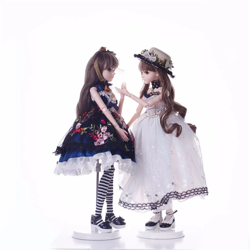 Fashion BJD 1/3 Dolls for Girl With Clothes Wigs Shoes Makeup Silicone 100% Handmade Educational Reborn Doll Toys For Children
Fashion BJD 1/3 Dolls for Girl With Clothes Wigs Shoes Makeup Silicone 100% Handmade Educational Reborn Doll Toys For Children