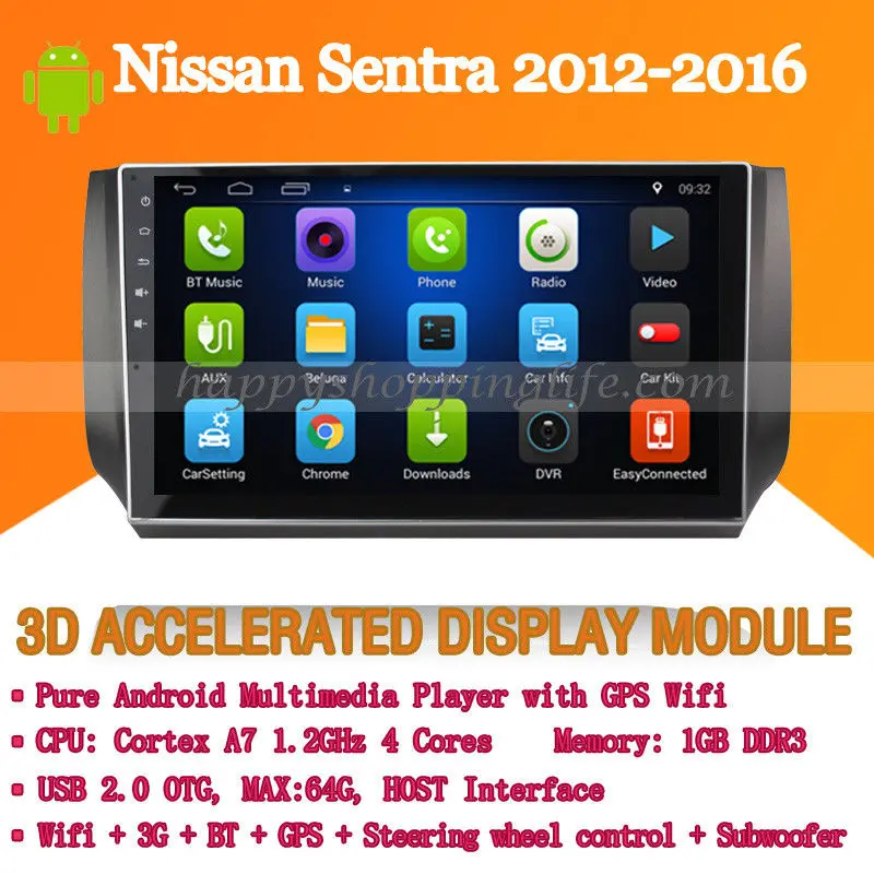 7 1 "Android 10 автомобильный мультимедийный плеер для Nissan Sentra 2016 2012 DVD Авто Радио