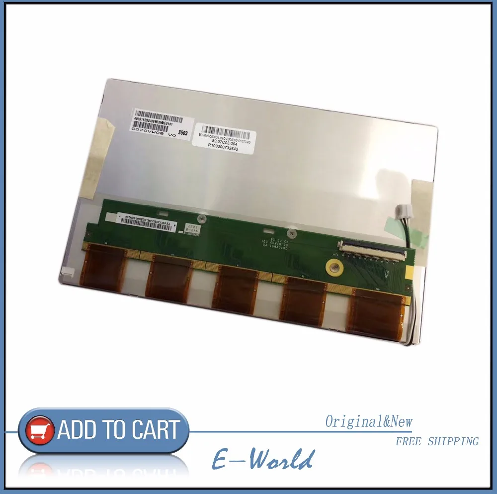 Оригинальный и новый 7-дюймовый ЖК-экран C070VW02 V.0 C070VW02 V0 Бесплатная доставка
Оригинальный и новый 7-дюймовый ЖК-экран C070VW02 V.0 C070VW02 V0 Бесплатная доставка